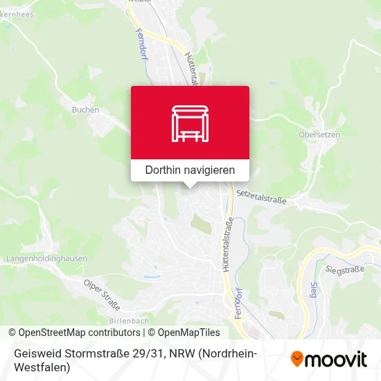 Geisweid Stormstraße 29/31 Karte