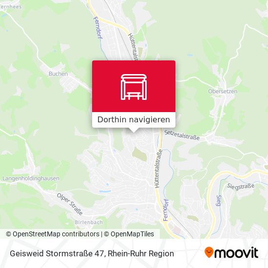 Geisweid Stormstraße 47 Karte