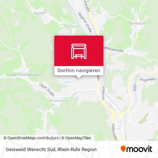 Geisweid Wenscht Süd Karte