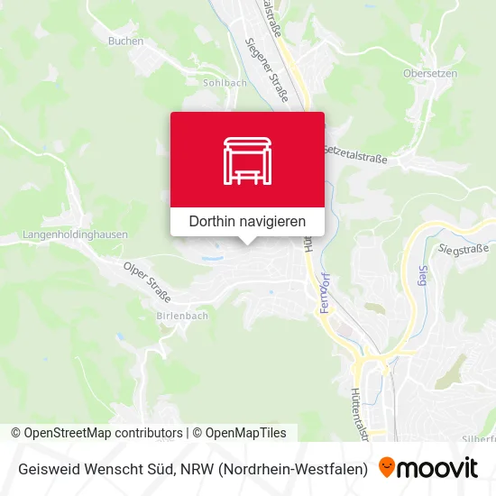 Geisweid Wenscht Süd Karte