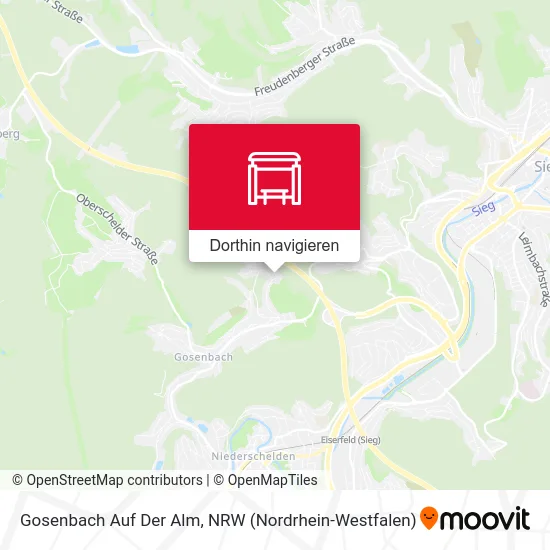 Gosenbach Auf Der Alm Karte