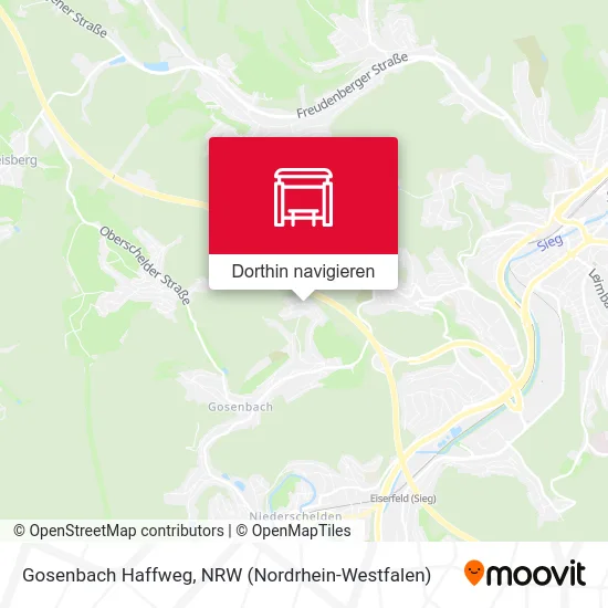 Gosenbach Haffweg Karte