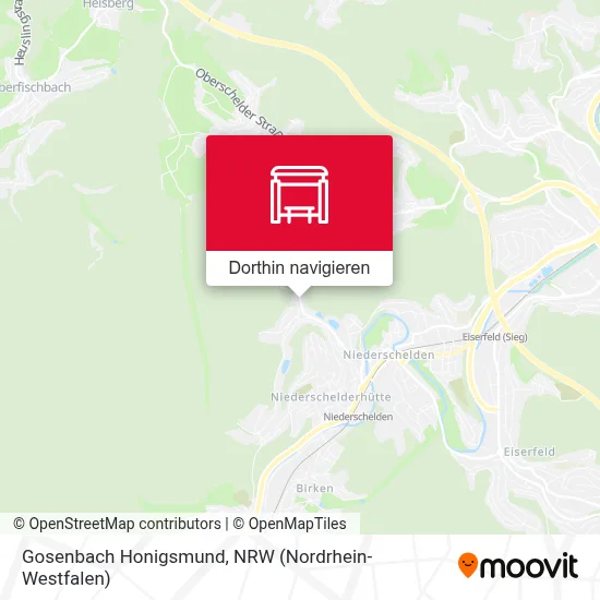 Gosenbach Honigsmund Karte