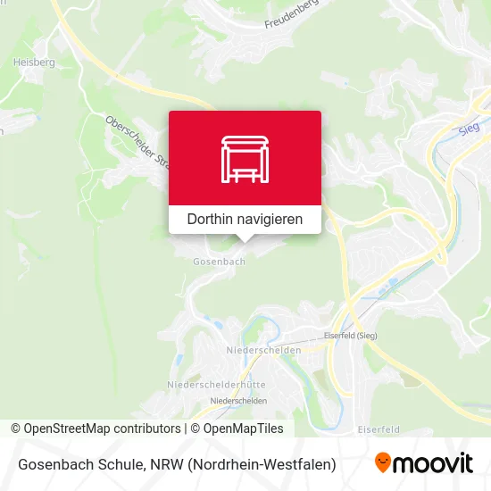 Gosenbach Schule Karte