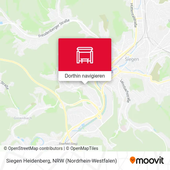 Siegen Heidenberg Karte