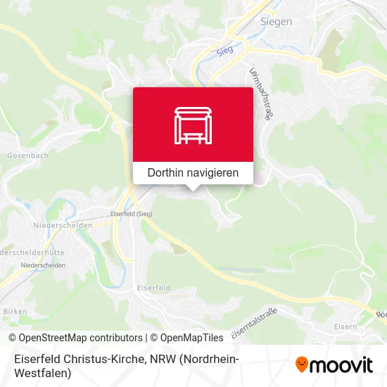 Eiserfeld Christus-Kirche Karte