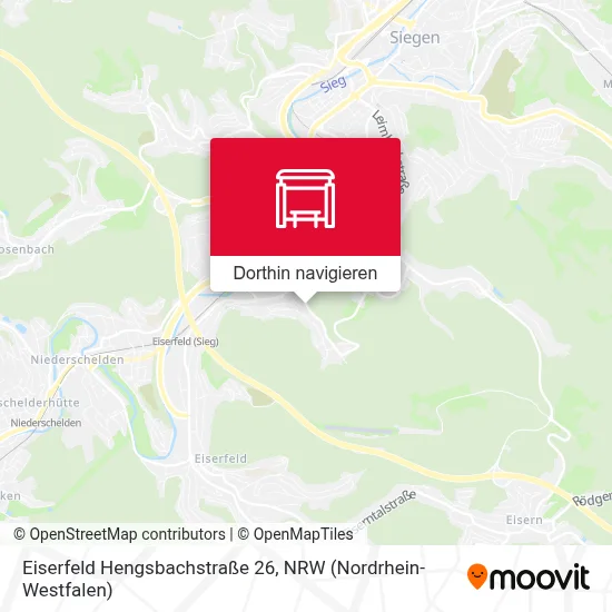 Eiserfeld Hengsbachstraße 26 Karte