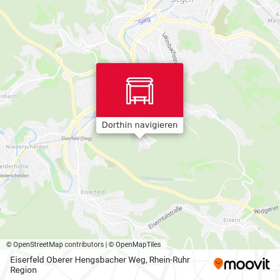 Eiserfeld Oberer Hengsbacher Weg Karte