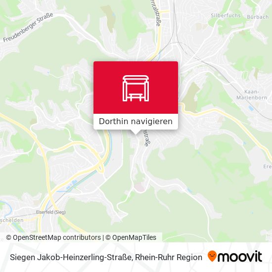 Siegen Jakob-Heinzerling-Straße Karte