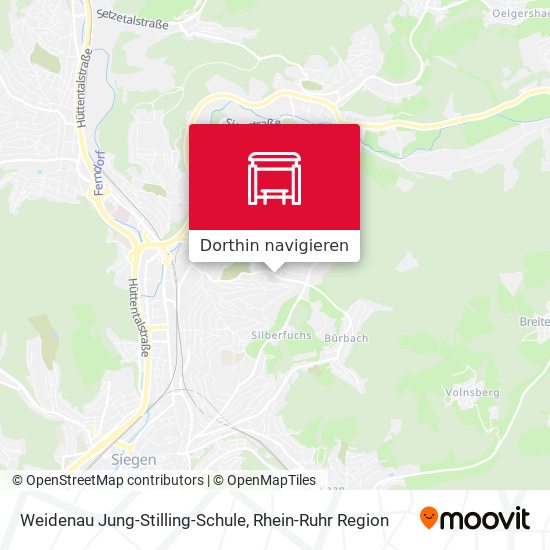 Weidenau Jung-Stilling-Schule Karte