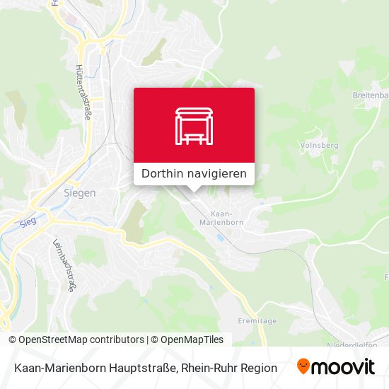 Kaan-Marienborn Hauptstraße Karte