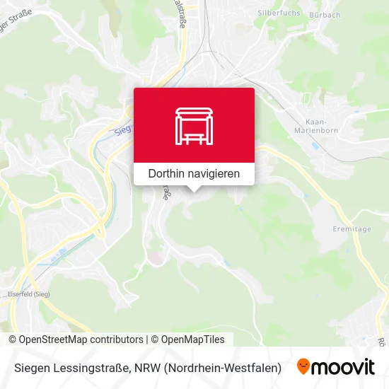 Siegen Lessingstraße Karte