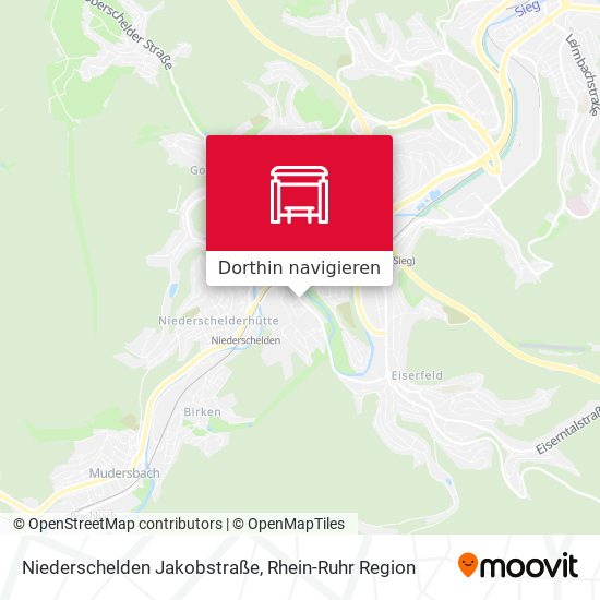 Niederschelden Jakobstraße Karte