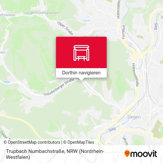 Trupbach Numbachstraße Karte