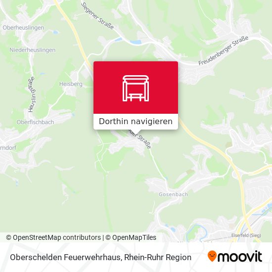 Oberschelden Feuerwehrhaus Karte