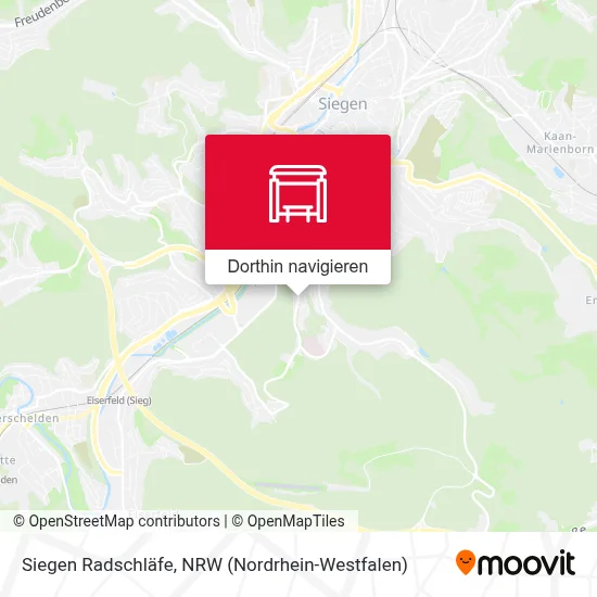 Siegen Radschläfe Karte