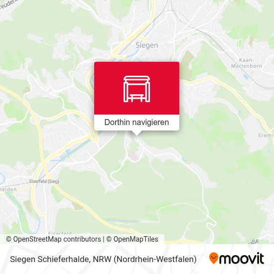 Siegen Schieferhalde Karte
