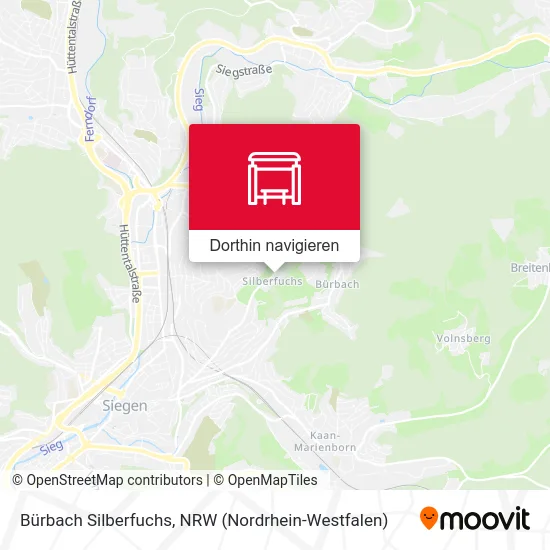 Bürbach Silberfuchs Karte