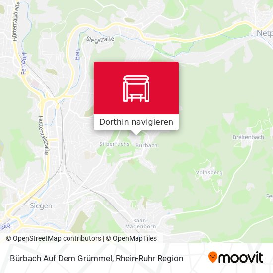 Bürbach Auf Dem Grümmel Karte