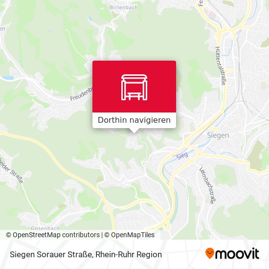 Siegen Sorauer Straße Karte