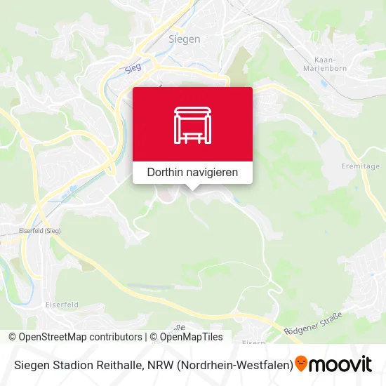 Siegen Stadion Reithalle Karte