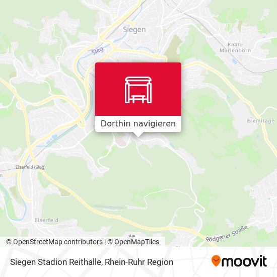 Siegen Stadion Reithalle Karte