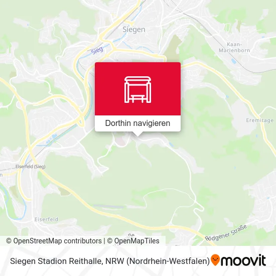 Siegen Stadion Reithalle Karte