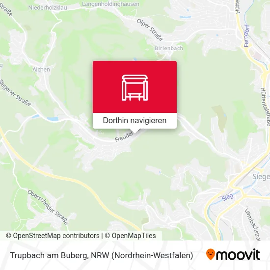 Trupbach am Buberg Karte