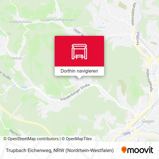 Trupbach Eichenweg Karte