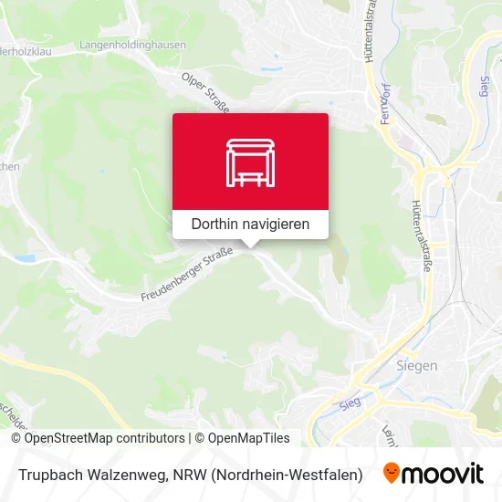 Trupbach Walzenweg Karte