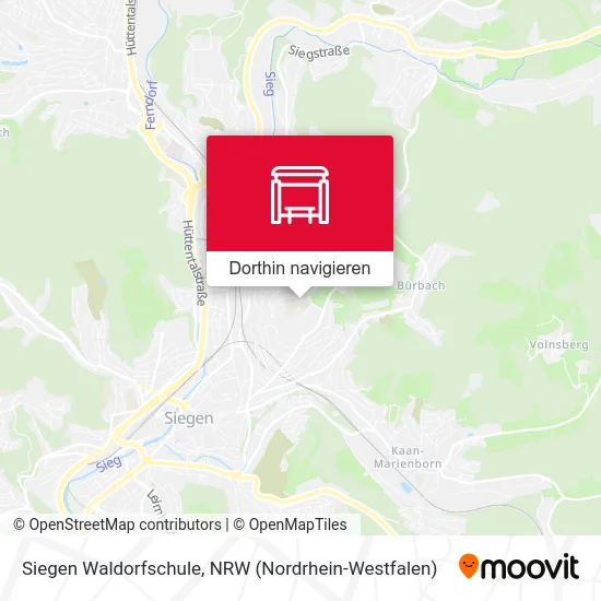 Siegen Waldorfschule Karte