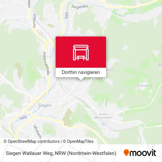 Siegen Wallauer Weg Karte