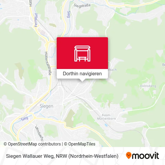 Siegen Wallauer Weg Karte