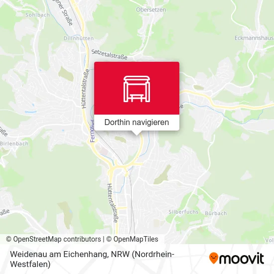 Weidenau am Eichenhang Karte