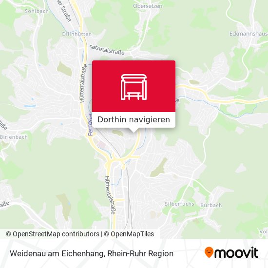 Weidenau am Eichenhang Karte