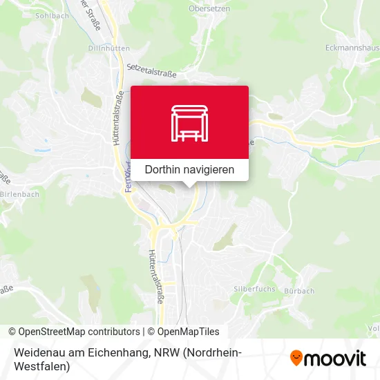 Weidenau am Eichenhang Karte