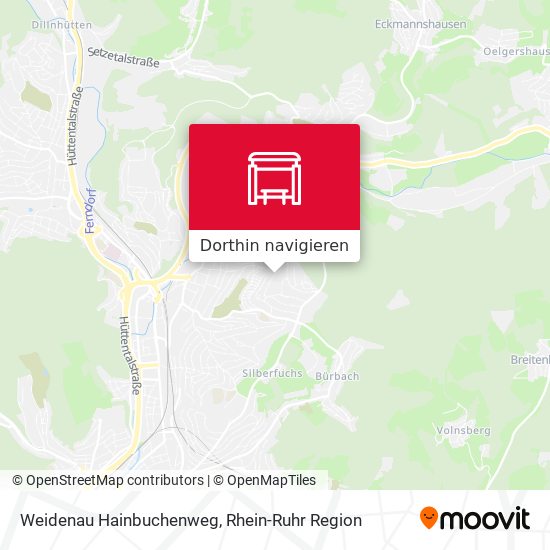 Weidenau Hainbuchenweg Karte