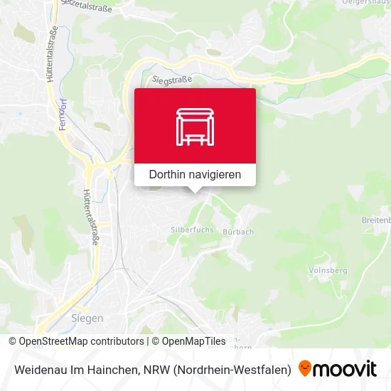 Weidenau Im Hainchen Karte