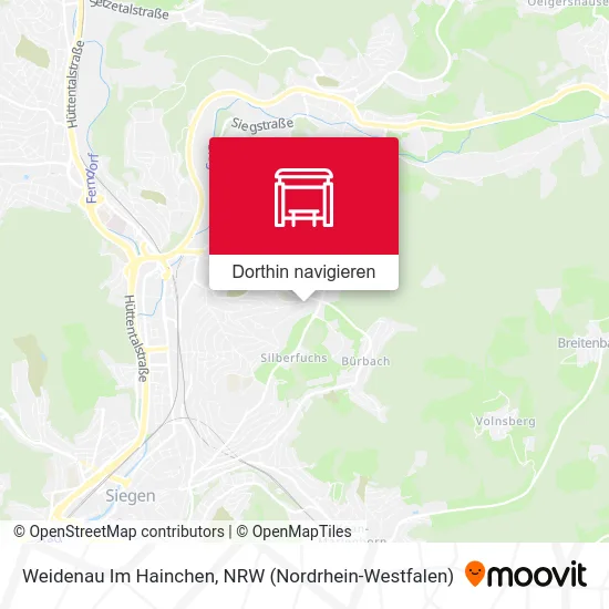 Weidenau Im Hainchen Karte