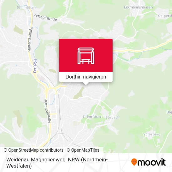 Weidenau Magnolienweg Karte