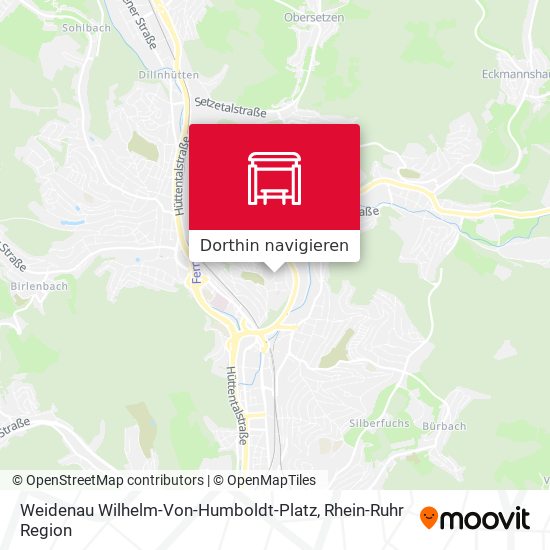 Weidenau Wilhelm-Von-Humboldt-Platz Karte