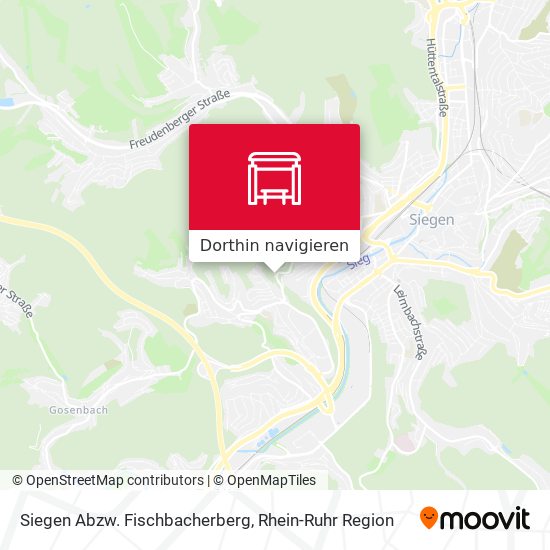 Siegen Abzw. Fischbacherberg Karte