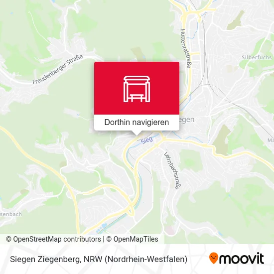Siegen Ziegenberg Karte