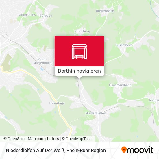 Niederdielfen Auf Der Weiß Karte