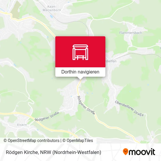 Rödgen Kirche Karte