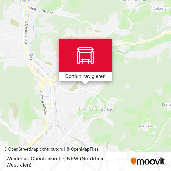 Weidenau Christuskirche Karte