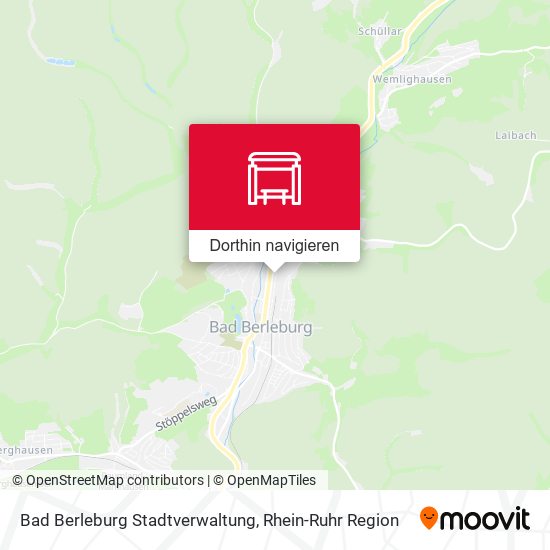 Bad Berleburg Stadtverwaltung Karte