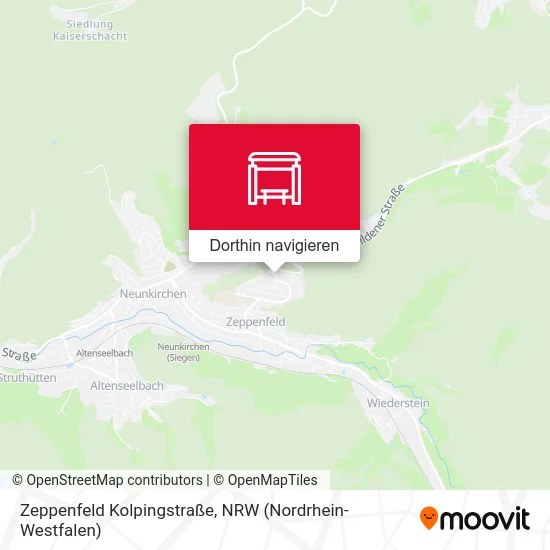 Zeppenfeld Kolpingstraße Karte
