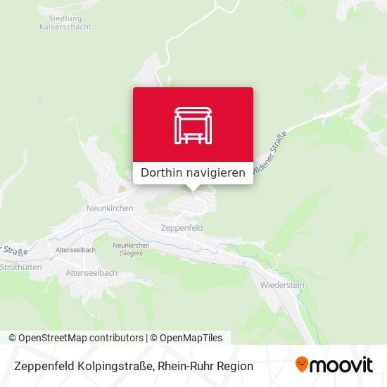 Zeppenfeld Kolpingstraße Karte