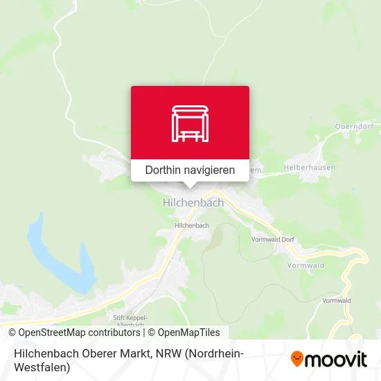 Hilchenbach Oberer Markt Karte